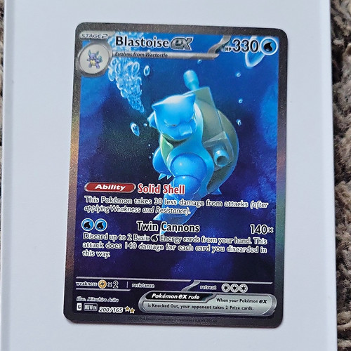 Blastoise 200 165 151 - ex, sv