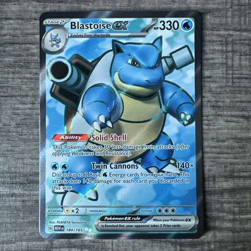 Blastoise 184 165 sv - blastoise, 184/165