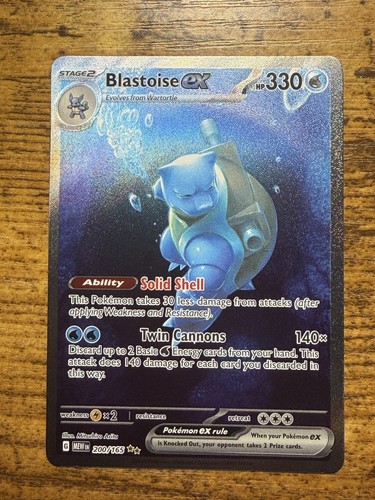 Blastoise 200 165 - ex, pokemon