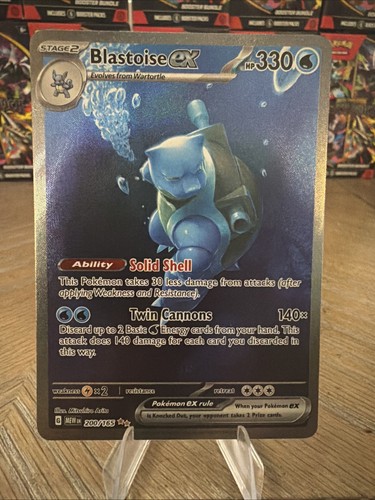 Blastoise 200 165 - blastoise, ex