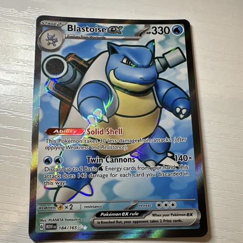 Blastoise 184 165 sv - blastoise, 184/165