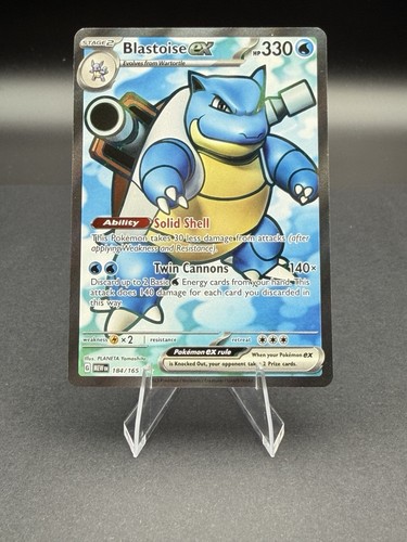 Blastoise 184 165 - 184/165, scarlet