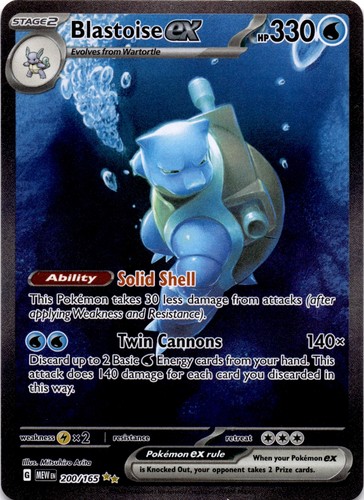 Blastoise holo special - holo,