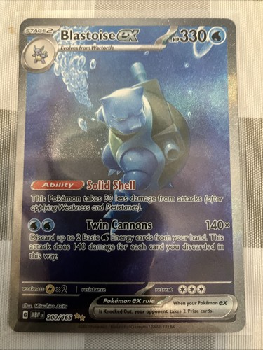 Blastoise 200 165 sv - ex, 200/165