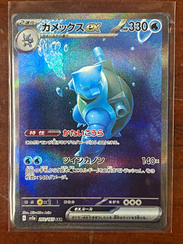 Blastoise 202 165 - blastoise, ex