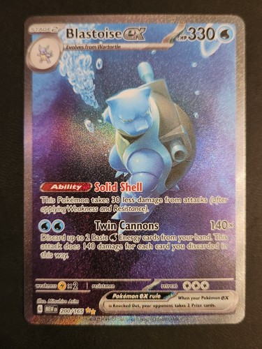 Blastoise 200 165 special - ex,