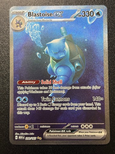 Blastoise 200 165 special - blastoise, ex