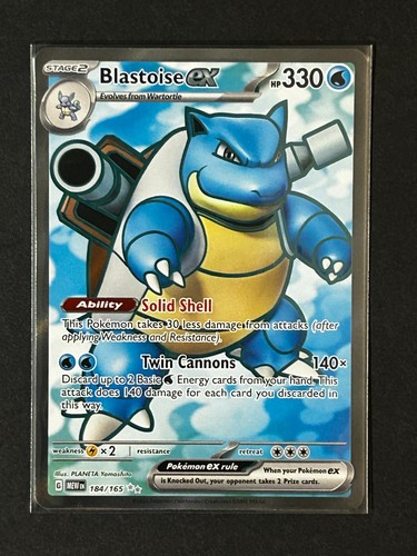 Blastoise 184 165 - blastoise, 184/165