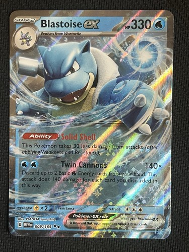 Blastoise 009 165 sv - ex,